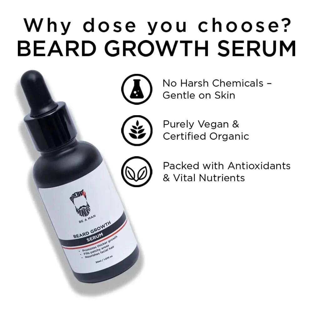 Beard Growth Serum Brown Munday