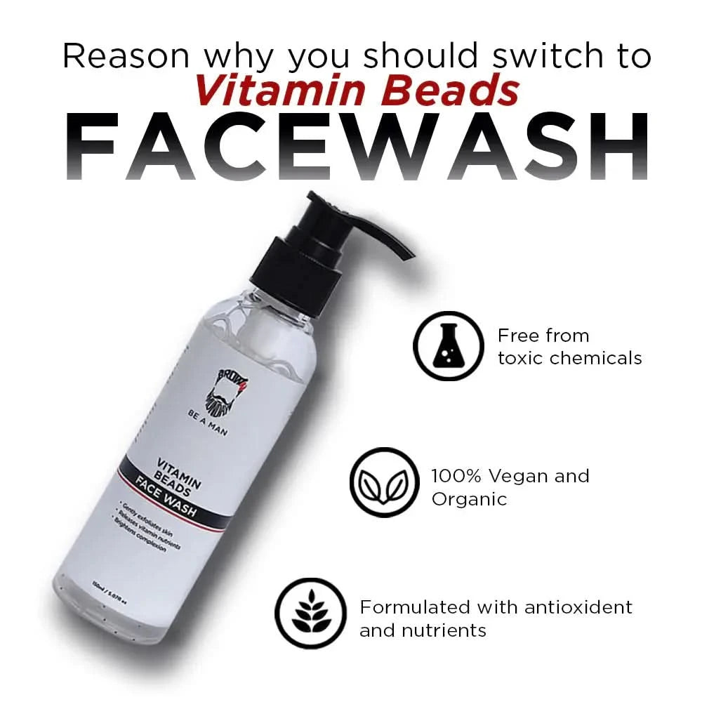 Vitamin Beads Face Wash Brown Munday