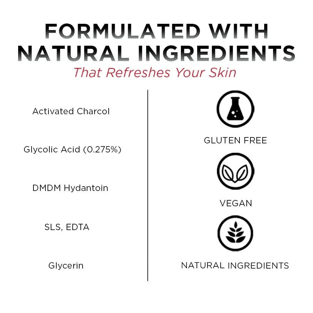 Creamy Charcoal Face Wash Brown Munday